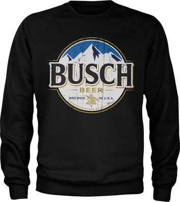 Busch Beer Vintage Label Sweatshirt Black