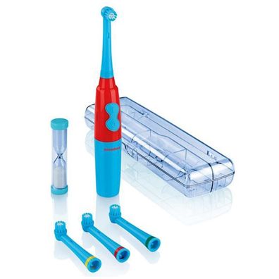 Nevadent Elektrische Kinder Zahnbürste in Rot Blau NKZ 3 A1