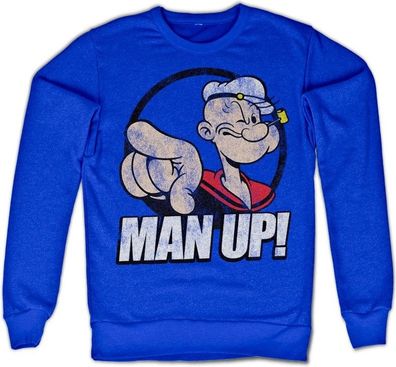 Popeye Man Up! Sweatshirt Blue