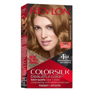 Revlon Colorsilk Ohne Ammoniak 57 Lightest Golden Brown