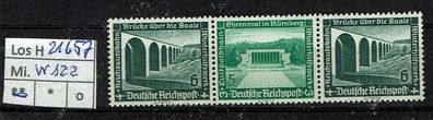 Los H21657: Deutsches Reich Mi. W 122 * *