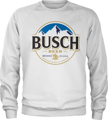 Busch Beer Logo Sweatshirt White
