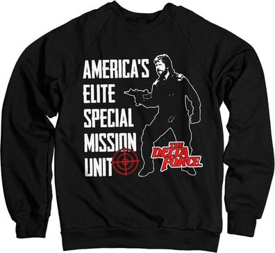 Delta Force America's Elite Special Mission Unit Sweatshirt Black