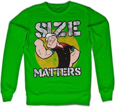 Popeye Size Matters Sweatshirt Green