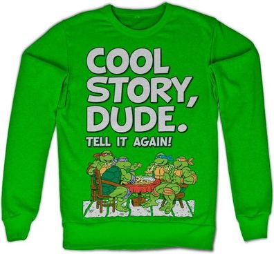 Teenage Mutant Ninja Turtles TMNT Cool Story Dude Sweatshirt Green