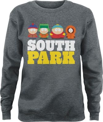 South Park Girly Sweatshirt Damen Heather-Medium-Grey