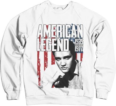 Elvis Presley American Legend Sweatshirt White