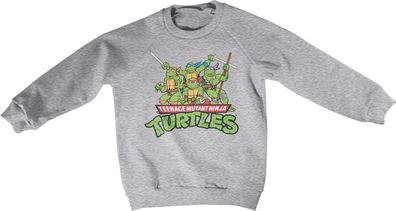 Teenage Mutant Ninja Turtles Teeange Mutant Ninja Turtles Distressed Group Kids Sw...