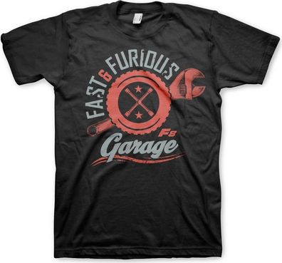 Fast & Furious Garage T-Shirt Black
