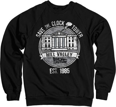 Back to the Future Save The Clock Tower Sweatshirt Black
