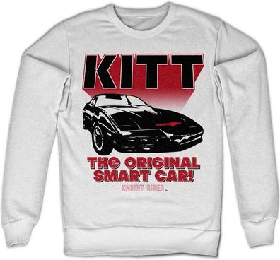Knight Rider KITT The Original Smart Car Sweatshirt White