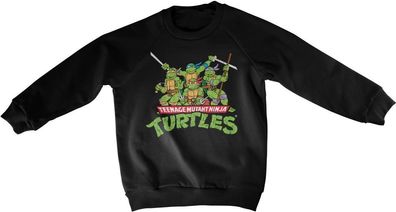 Teenage Mutant Ninja Turtles Teeange Mutant Ninja Turtles Distressed Group Kids Sw...