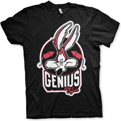 Looney Tunes Wile E. Coyote Genius T-Shirt Black
