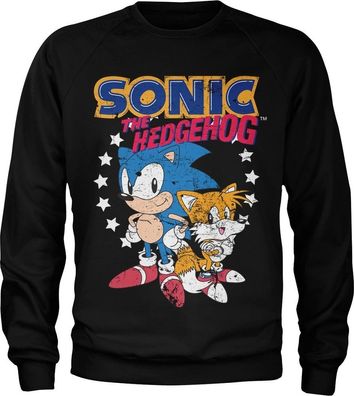 Sonic The Hedgehog Sonic & Tails Sweatshirt Black