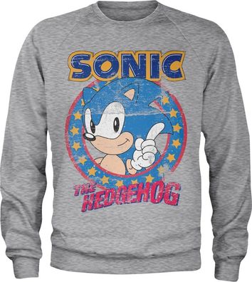 Sonic The Hedgehog Sweatshirt Heather-Grey