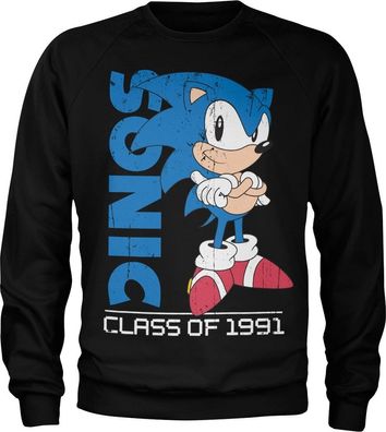 Sonic The Hedgehog Class Of 1991 Sweatshirt Black