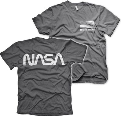 NASA Black Flag T-Shirt Dark-Grey