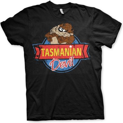 Looney Tunes Tasmanian Devil T-Shirt Black