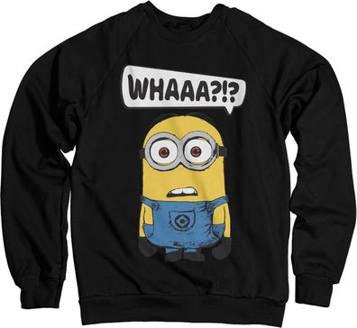 Minions Whaaa?!? Sweatshirt Black