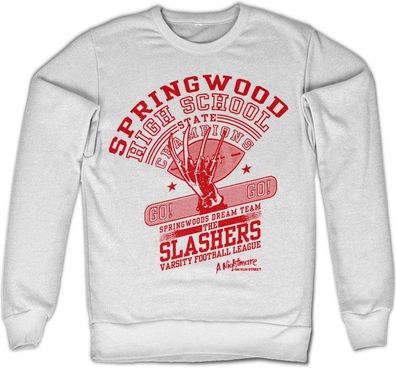 A Nightmare On Elm Street The Slasher Dream Team Sweatshirt White