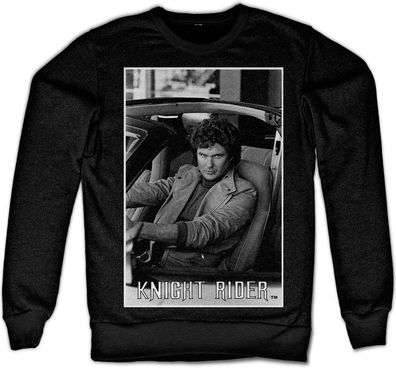 Hasselhoff In Knight Rider Sweatshirt Black