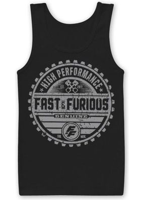 Fast & The Furious Genuine Brand Tank Top Black