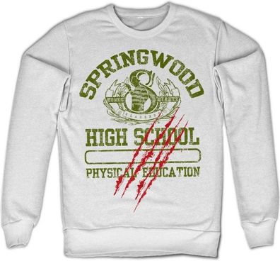 A Nightmare On Elm Street Springwood High School Sweatshirt White