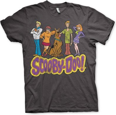 Team Scooby Doo Distressed T-Shirt Dark-Grey