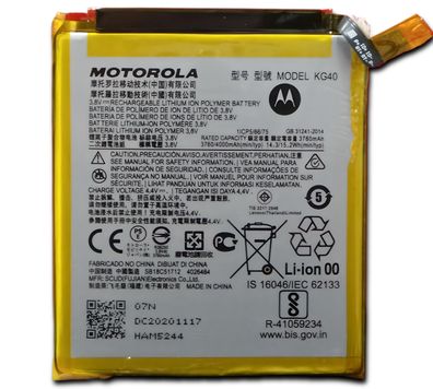 Original Motorola KG40 Akku Für Moto G8 Play / Moto One Macro 4000mAh