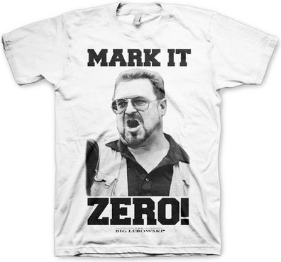 The Big Lebowski Mark It Zero T-Shirt White