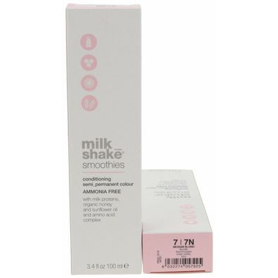 Milk shake smoothies semi permanent colour 7|7N,