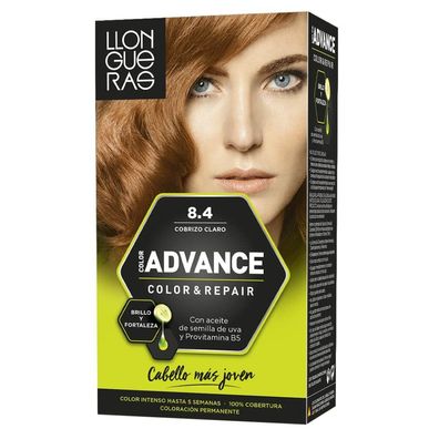 Llongueras Color Advance Hair Colour 8,4 Light Copper