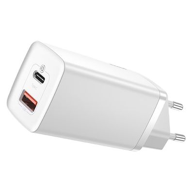 Baseus GaN2 Lite Ladegerät 65W USB / USB Typ C Quick Charge 3.0 Power Delivery ...