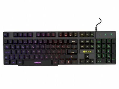 Gaming Deluxe IKG-446: Inca Tastatur – Dreifarbige LED-Hintergrundbeleuchtung ...