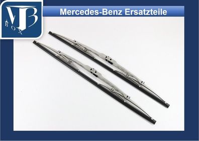 G701/ Mercedes W107 R107 280SL Paar Scheibenwischer in Metalleinfassung NEU
