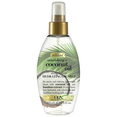 Ogx Coconut Oil Hydrating Hair Oil Mist 118ml