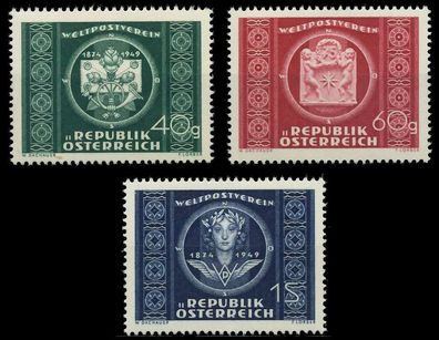 Österreich 1949 Nr 943-945 postfrisch X70786A