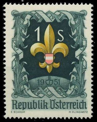 Österreich 1951 Nr 966 postfrisch X70789A