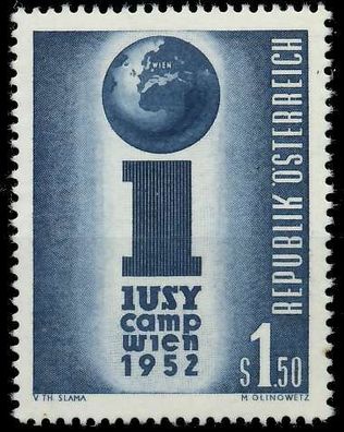 Österreich 1952 Nr 974 postfrisch X7078F2