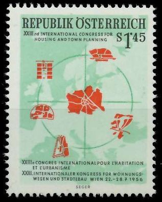 Österreich 1956 Nr 1027 postfrisch X7079B2