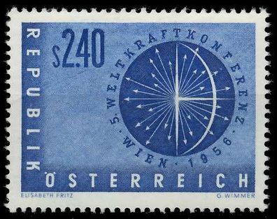 Österreich 1956 Nr 1026 postfrisch X7079AE