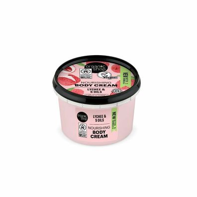 Organic Shop Lichi Rosa Crema Corporal Nutritiva 250ml