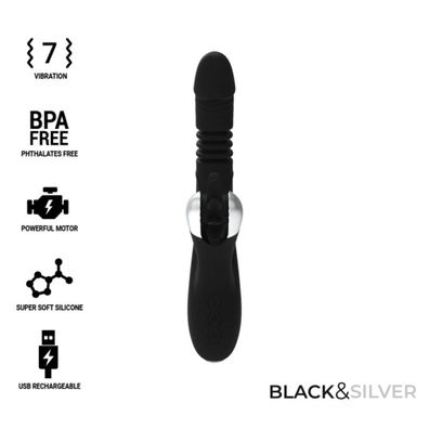 BLACK&SILVER BUNNY REED UP & DOWN VIBE