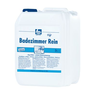 Dr. Becher Badezimmer Rein 5 Liter Kanister | Karton (1 Kanister)