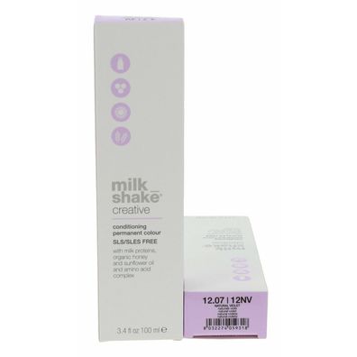 Milk Shake Creative Color 12.07 Natural Violet Blonde 3.4oz