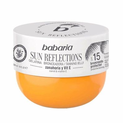 Babaria Sun Reflections Tanning Jelly Protective Tanning Spf15 300ml