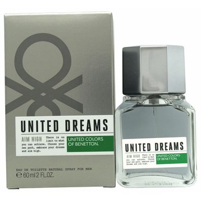 Benetton United Dreams Men Aim High Eau de Toilette Spray 60ml