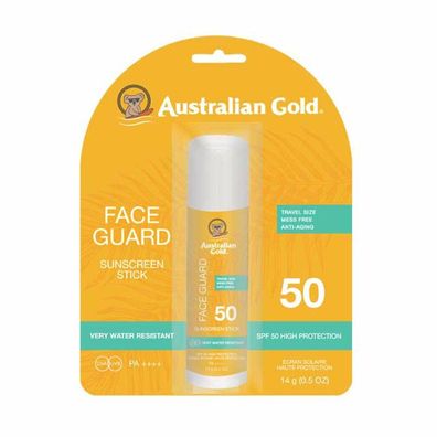Australian Gold, Spf 50 Face Guard Stick, 14 g