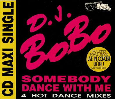 Maxi CD Cover DJ Bobo - Somebody Dance with me