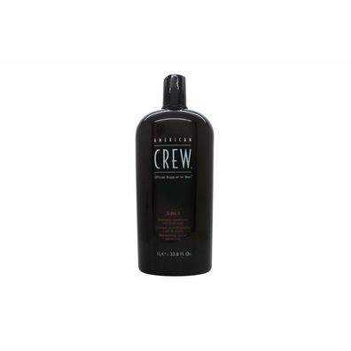 American Crew 3-in-1 Shampoo, Conditioner & Body Wash 1000ml